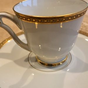 Limoges cup and saucer (3) beautiful no chips like new
